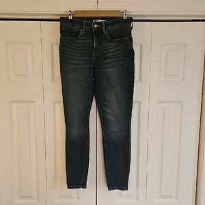 Levi's Black Skinny Jeans High-Rise Stretch